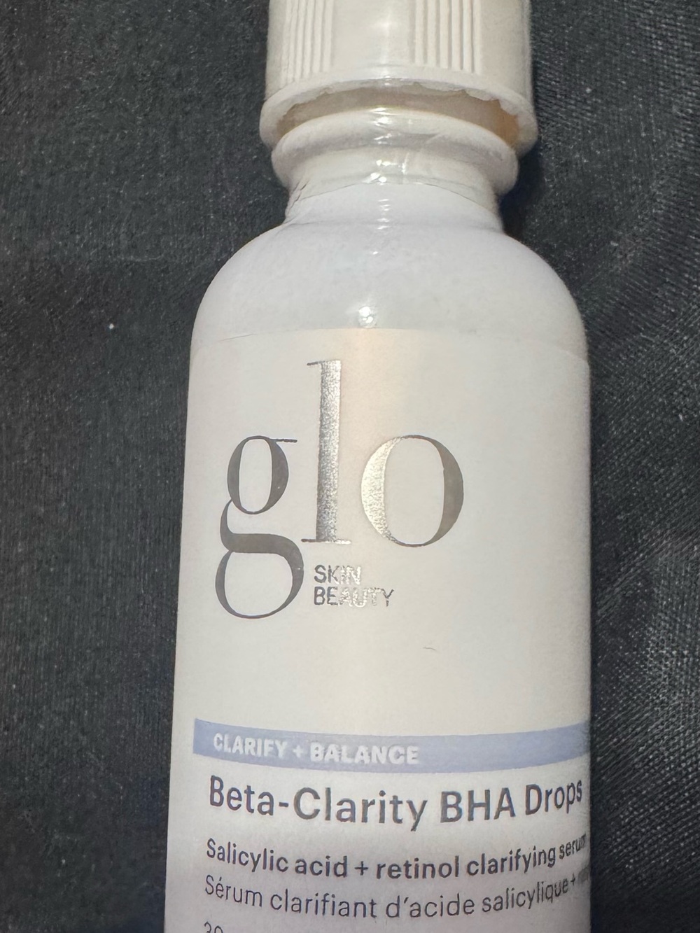 Glo Skin Beauty Beta-Clarity BHA Drops - White with Light Blue Accent